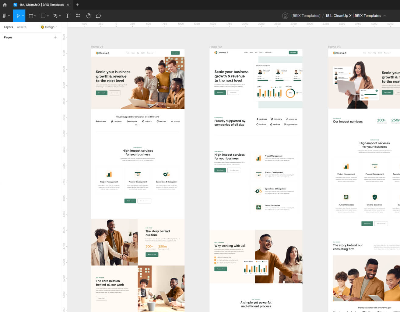 Figma File Included - CleanUp X Webflow Template